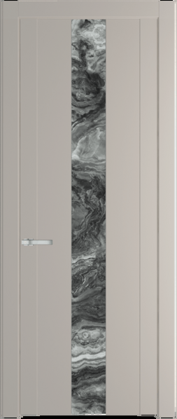 Межкомнатная дверь Profil Doors 1.9 P Атриум серебро Сэнд