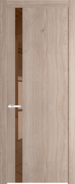 Межкомнатная дверь Profil Doors 18 NW Зеркало бронзовое Дуб Сонома