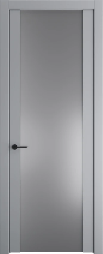 Межкомнатная дверь Profil Doors Orange 1.13P.O Монохром серебро (серебро матлак) Смоки