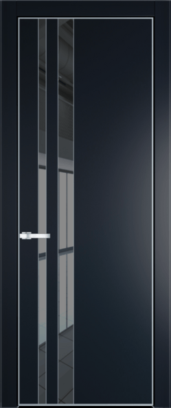Межкомнатная дверь Profil Doors 20 PA Серебро Зеркало Grey Сэнд