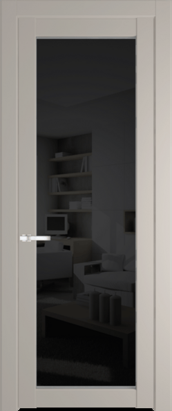 Межкомнатная дверь Profil Doors 1.1.2 PD Черное тонированное Сэнд