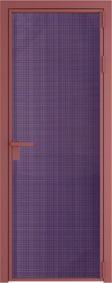 Алюминиевая дверь Profil Doors 1 AG Красный антрацит Кризет Фиолетовый