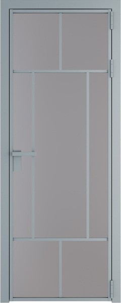 Алюминиевая дверь Profil Doors 10 AG Серебро Монохром серый
