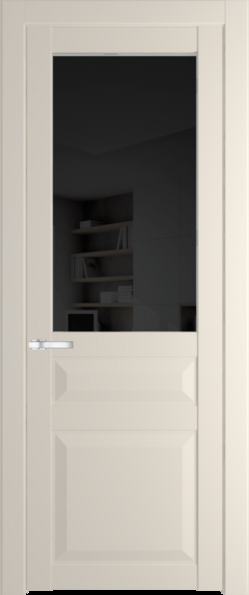 Межкомнатная дверь Profil Doors 1.5.3 PD Черное тонированное Кремовая Магнолия (RAL 120-04)