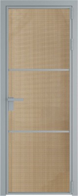 Алюминиевая дверь Profil Doors 13 AG Серебро Кризет Золото