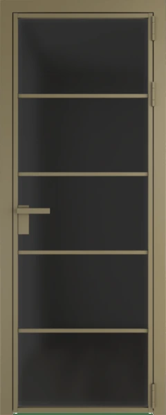 Алюминиевая дверь Profil Doors 14 AG Шампань Тонированное матовое