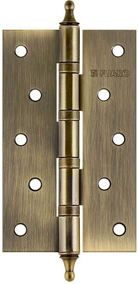Петля Fuaro (Фуаро) универсальная IN5400UA-BL AB (4BB/A/BL 125x75x2,5) бронза БЛИСТЕР