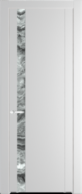 Межкомнатная дверь Profil Doors 1.2 P Атриум серебро Крем Вайт (RAL 120-02)