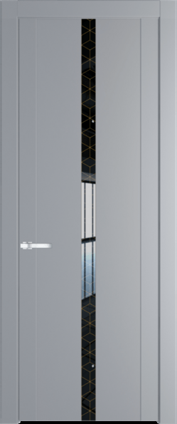 Межкомнатная дверь Profil Doors 1.8 P Лоран узор золото Смоки (RAL 870-02)