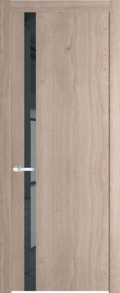 Межкомнатная дверь Profil Doors 18 NW Зеркало серое Дуб Сонома
