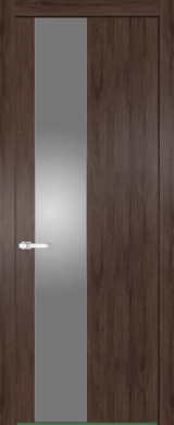Межкомнатная дверь Profil Doors 19 NW Lacobel Серебряный лак Дуб Тобакко