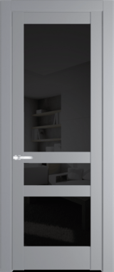 Межкомнатная дверь Profil Doors 3.5.2 PD Смоки (RAL 870-02) Черное тонированное