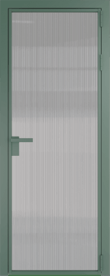 Алюминиевая дверь Profil Doors 1 AG Зеленый воск Мору осветленное