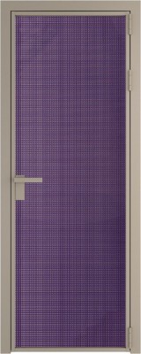 Алюминиевая дверь Profil Doors 1 AG Никель матовый Кризет Фиолетовый