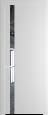 Межкомнатная дверь Profil Doors 1.2 P Зеркало Крем Вайт (RAL 120-02)