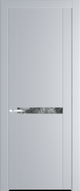 Межкомнатная дверь Profil Doors 1.4 P Атриум серебро Лайт Грей (RAL 870-01)