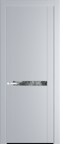 Межкомнатная дверь Profil Doors 1.4 P Атриум серебро Лайт Грей (RAL 870-01)