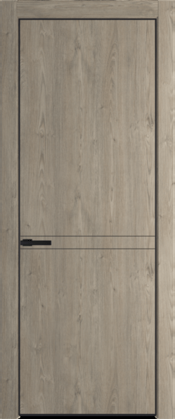 Межкомнатная дверь Profil Doors Orange 11 NE.O Каштан темный Черный матовый RAL9005