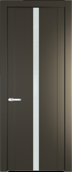 Межкомнатная дверь Profil Doors 1.8 P Lacobel Белый лак Перламутр бронза