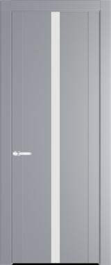 Межкомнатная дверь Profil Doors 1.8 P Монохром белый просветленный Смоки (RAL 870-02)
