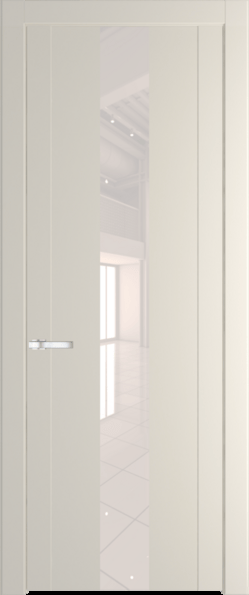 Межкомнатная дверь Profil Doors 1.9 P Lacobel Перламутровый лак Кремовая Магнолия (RAL 120-04)