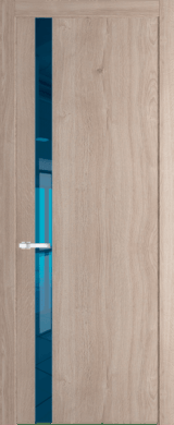 Межкомнатная дверь Profil Doors 18 NW Зеркало синее Дуб Сонома