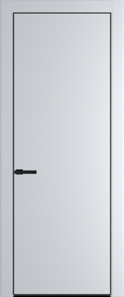 Межкомнатная дверь Profil Doors Orange 1 PE.O Вайт (RAL 110 96 02) Черный матовый RAL9005