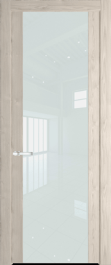 Межкомнатная дверь Profil Doors 1.7 N Белый лак Каштан светлый