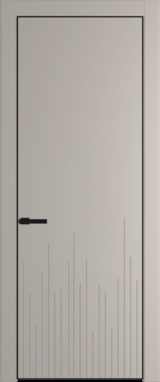 Межкомнатная дверь Profil Doors 7 PA Черный матовый Сэнд