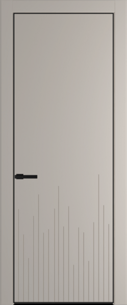 Межкомнатная дверь Profil Doors 7 PA Черный матовый Сэнд