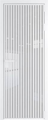 Алюминиевая дверь Profil Doors 11 AG Вайт Страйп