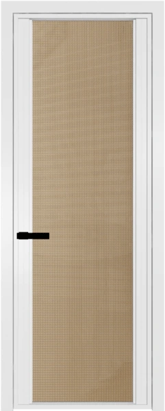 Алюминиевая дверь Profil Doors 2AGP Вайт Кризет Золото
