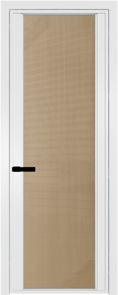 Алюминиевая дверь Profil Doors 2AGP Вайт Кризет Золото