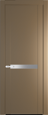 Межкомнатная дверь Profil Doors 1.4 P Монохром серебро (серебро матлак) Перламутр золото