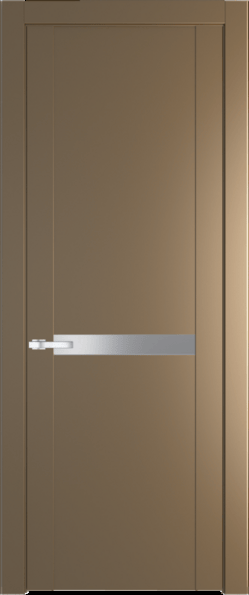 Межкомнатная дверь Profil Doors 1.4 P Монохром серебро (серебро матлак) Перламутр золото