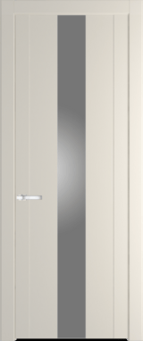 Межкомнатная дверь Profil Doors 1.9 P Lacobel Серебряный лак Кремовая Магнолия (RAL 120-04)