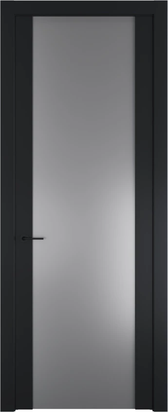 Межкомнатная дверь Profil Doors Orange 1.13P.O Монохром серебро (серебро матлак) Блэк