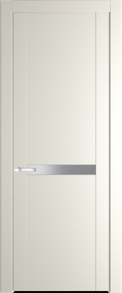 Межкомнатная дверь Profil Doors Orange 1.4P.O Монохром серебро (серебро матлак) Перламутр белый