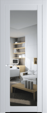Межкомнатная дверь Profil Doors 1.1.2 PM Прозрачное Вайт (RAL 110 96 02)
