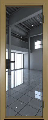 Алюминиевая дверь Profil Doors 1 AG Золото Зеркало
