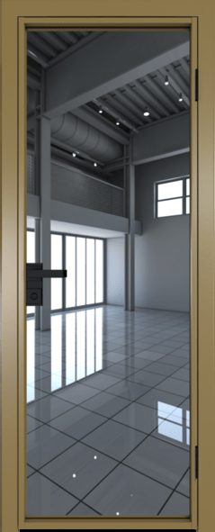 Алюминиевая дверь Profil Doors 1 AG Золото Зеркало