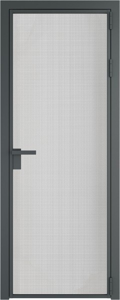 Алюминиевая дверь Profil Doors 1 AG Серая ночь Кризет