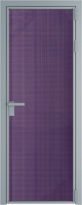 Алюминиевая дверь Profil Doors 1 AG Серебро Кризет Фиолетовый