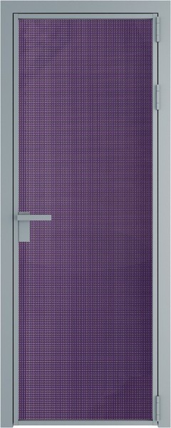 Алюминиевая дверь Profil Doors 1 AG Серебро Кризет Фиолетовый