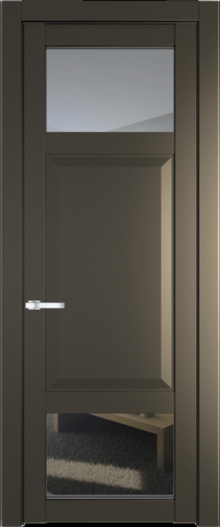 Межкомнатная дверь Profil Doors 1.3.4 PD Прозрачное Перламутр бронза