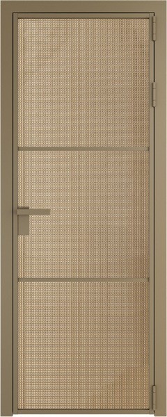 Алюминиевая дверь Profil Doors 13 AG Шампань Кризет Золото