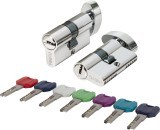 Цилиндровый Punto (Пунто) механизм MaxPro7002Knob52mm(21+10+21) CP хром 7key с вертушкой
