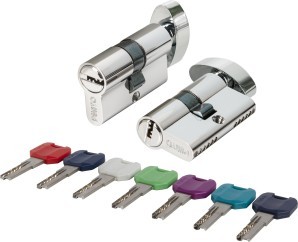 Цилиндровый Punto (Пунто) механизм MaxPro7002Knob52mm(21+10+21) CP хром 7key с вертушкой