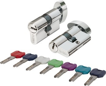 Цилиндровый Punto (Пунто) механизм MaxPro7002Knob52mm(21+10+21) CP хром 7key с вертушкой