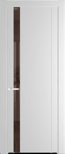 Межкомнатная дверь Profil Doors 1.2 P Зеркало Bronza Крем Вайт (RAL 120-02)